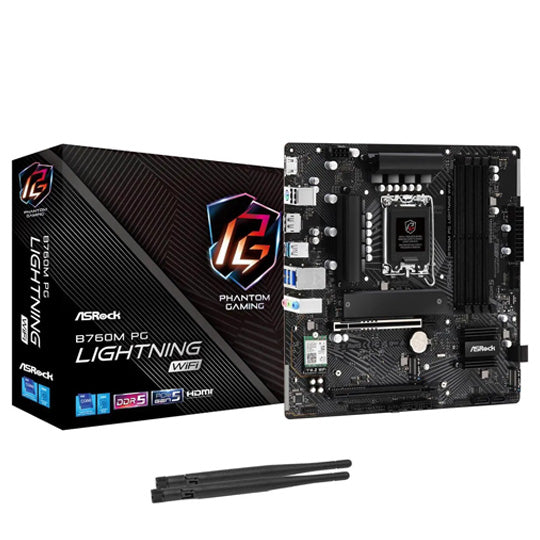 BOARD ASRock B760M PG Lightning WiFi DDR4