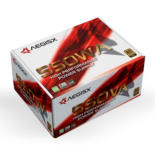 FUENTE AEGIXS 550W PLUS BRONZE FULL MODULAR