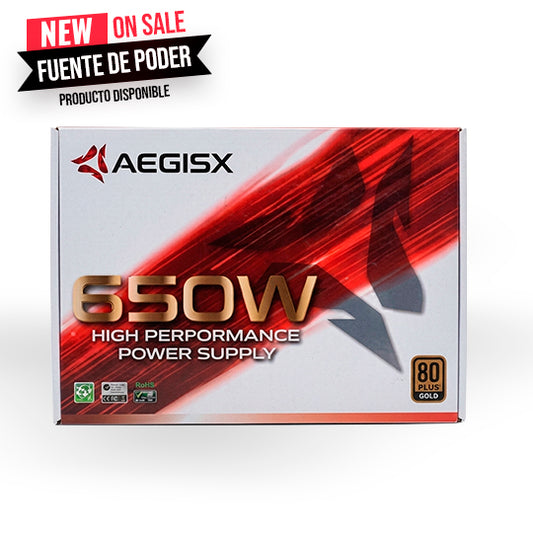 FUENTE AEGIXS 650W PLUS BRONZE FULL MODULAR