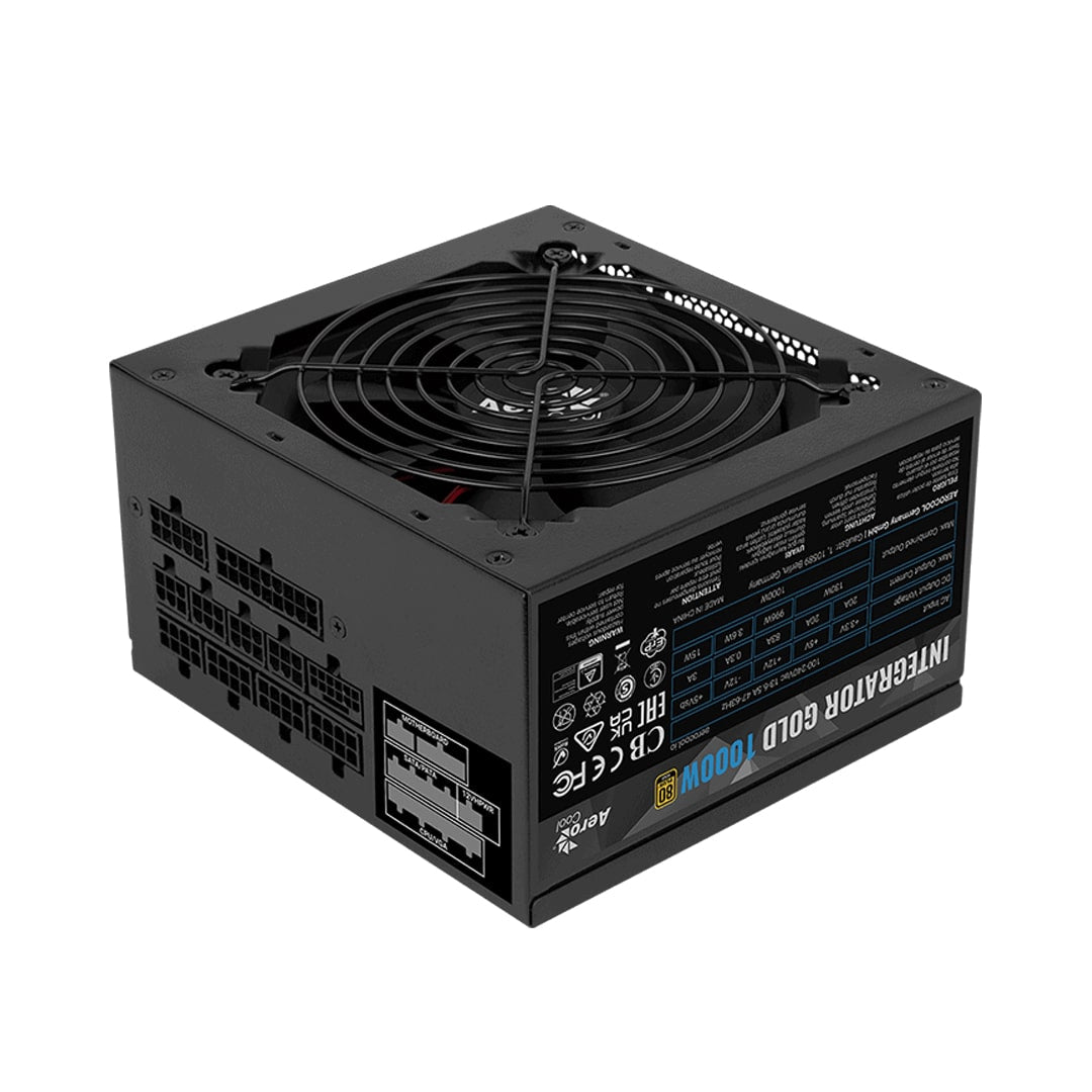 FUENTE AEROCOOL 1000W 80 PLUS GOLD  MODULAR
