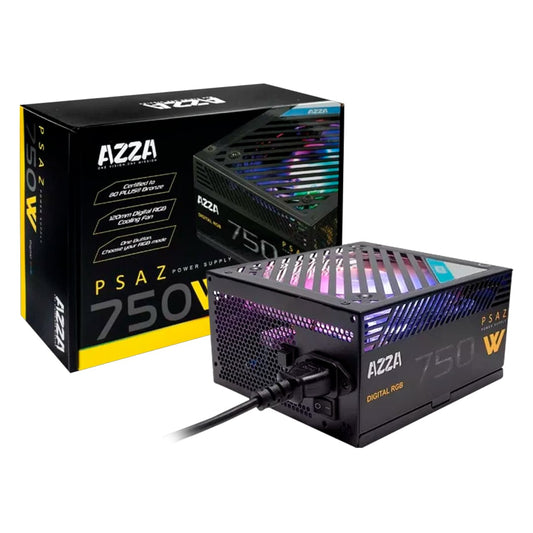 FUENTE 750W AZZA 80 PLUS GOLD 5.0 PCI E