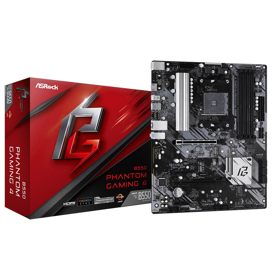 BOARD ASROCK B550 PHANTON GAMING 4 WIFI