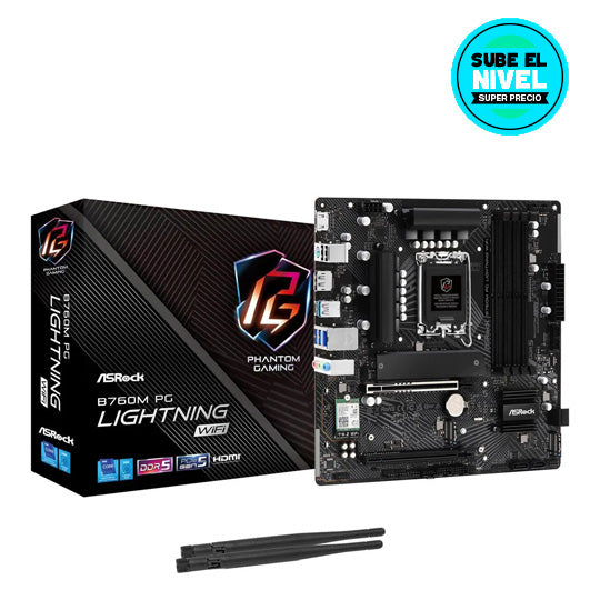 BOARD  ASRock B760M PG Lightning WiFi DDR4
