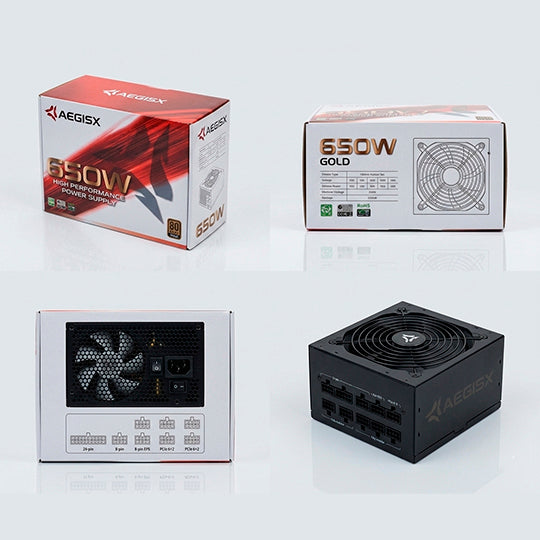 FUENTE  AEGIXS 650W PLUS BRONZE FULL MODULAR