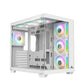 CHASIS  Gamer Iceberg Crystal Cube White 7 Fans ARGB