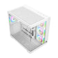 CHASIS  Gamer Iceberg Crystal Cube White 7 Fans ARGB