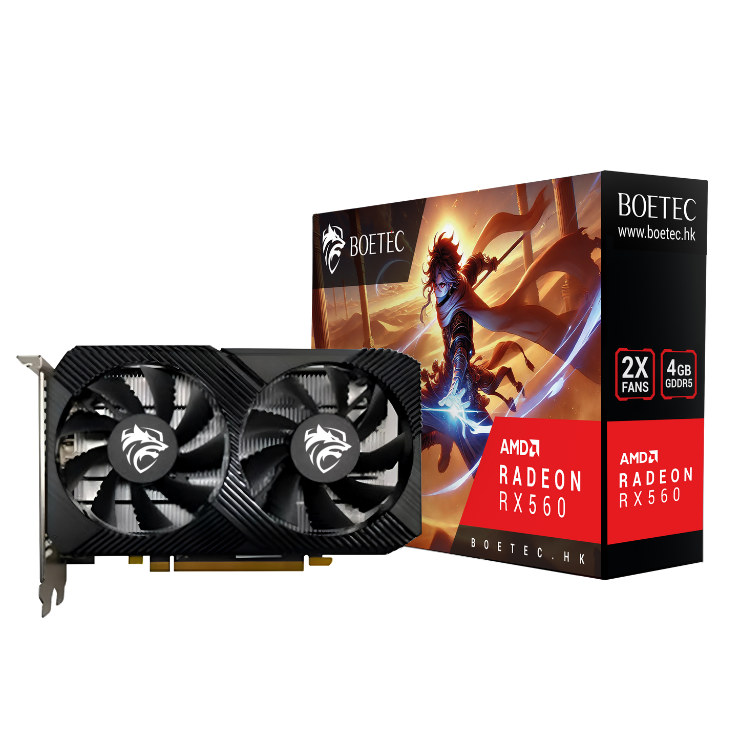 BOETEC AMD RX 560 RADEON 4G