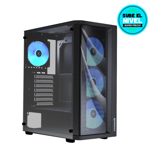 CHASIS Raidmax Meshian X922 4 Ventialadores ARGB
