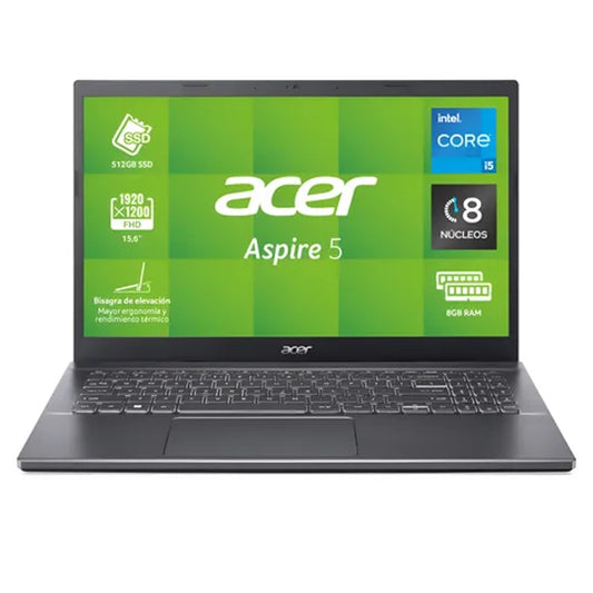 ACER ASPIRE 5/RYZEN 5 5500U/8GB/512Nvme/15.6"