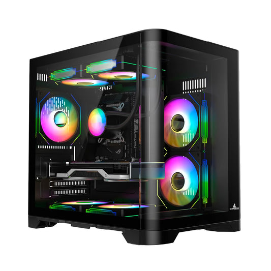 CHASIS ICEBERG CRYSTAL WAVE M 3 FAN ARGB