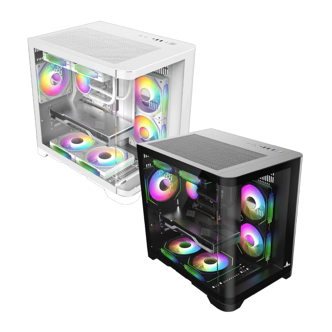 CHASIS ICEBERG CRYSTAL WAVE M 3 FAN ARGB