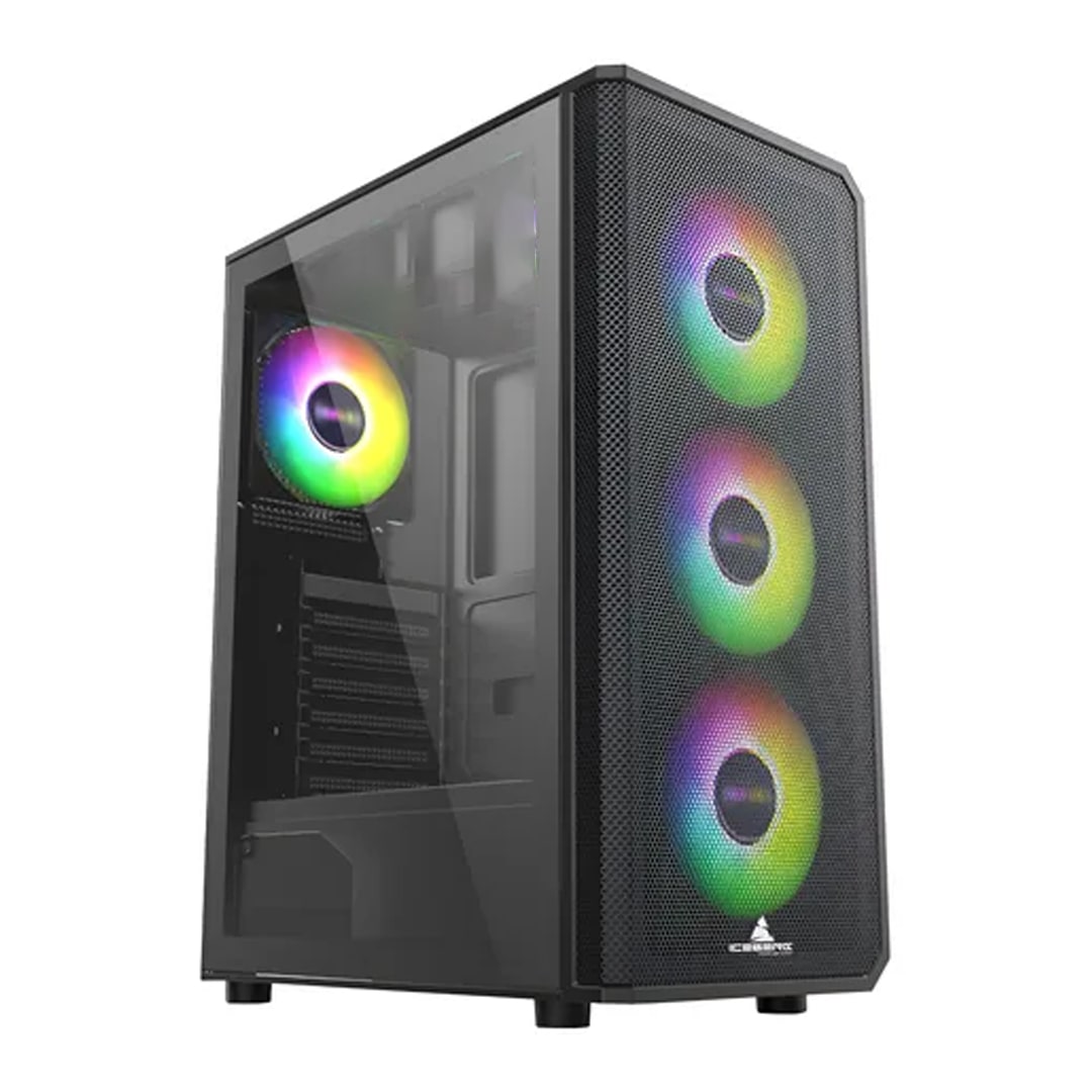 CHASIS ICEBERG FLOW E 4 FAN ARGB NEGRA