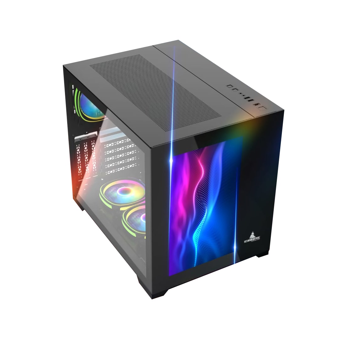 CHASIS ICEBERG OPTICAL PRO L ATX NEGRA