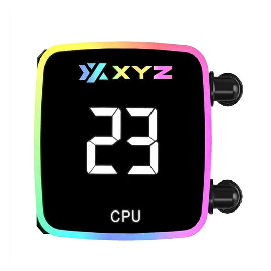 LIQUIDA XYZ 240 ARGB  BLACK MEDIDOR DE TEMP